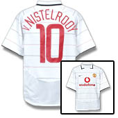 Nike Manchester United European Shirt 2003/05 with V.Nistelrooy 10 printing.