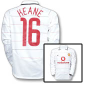 Nike Manchester United European Shirt Long Sleeve 2003/05 - with Keane 16 printing.