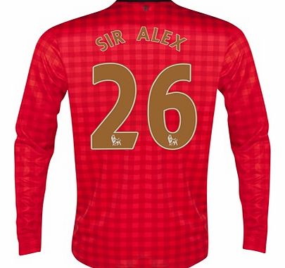 Nike Manchester United Home Shirt 2012/13 - Long