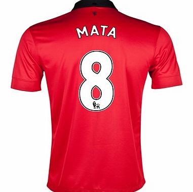 Nike Manchester United Home Shirt 2013/14 with Mata 8