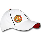 Manchester United Nike Fitted Baseball Cap I - White/Red.