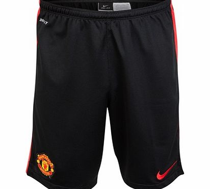 Nike Manchester United Squad Longer Knit Shorts-Black