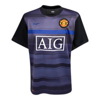 Manchester United Sublimated Top - Black/Royal -