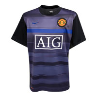 Nike Manchester United Sublimated Top - Black/Royal.