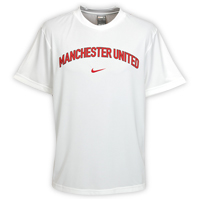 Nike Manchester United Supporters T-Shirt - White/Red