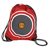 Manchester United Team Gym Sack - Grey/Red.