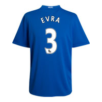 Nike Manchester United Third Shirt 2008/09 with Evra
