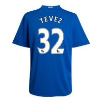 Nike Manchester United Third Shirt 2008/09 with Tevez