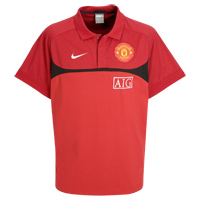 Nike Manchester United Travel Polo - Varsity Red/Deep