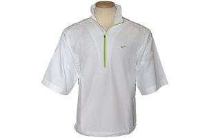 Nike Menand#8217;s Half Zip Short Sleeve Tech Windshirt