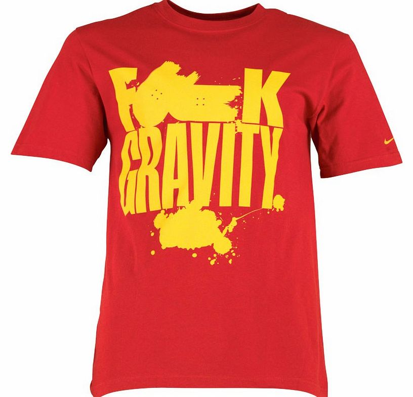 Nike Mens 6.0 Gravity T-Shirt Varsity Red