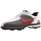 Nike Mens Air Zoom Elite Golf Shoe White/Red