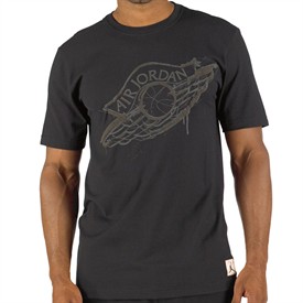 Nike Mens Jordan Dave White Crew Wings T-Shirt