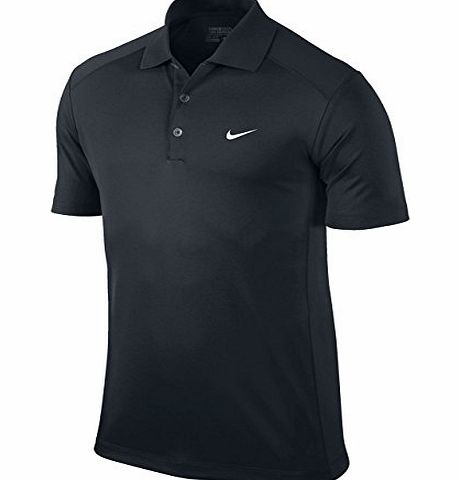 Nike Mens Polo Shirt - Black/White/White, Medium