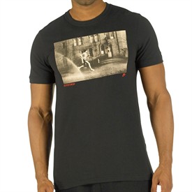 Nike Mens Rainbow Runner T-Shirt Black