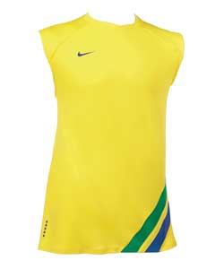 yellow nike top womens