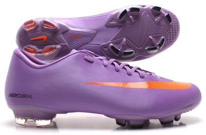 Nike Mercurial Victory FG Football Boots Violet /Orange