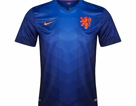 Nike Netherlands Away Shirt 2014 - Kids Sky Blue