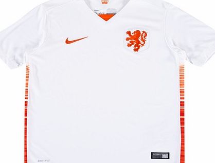 Nike Netherlands Away Shirt 2015 - Kids White