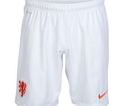 Nike Netherlands Home Shorts 2014/15 - Kids White
