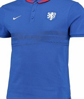 Nike Netherlands League Authentic Polo Royal Blue