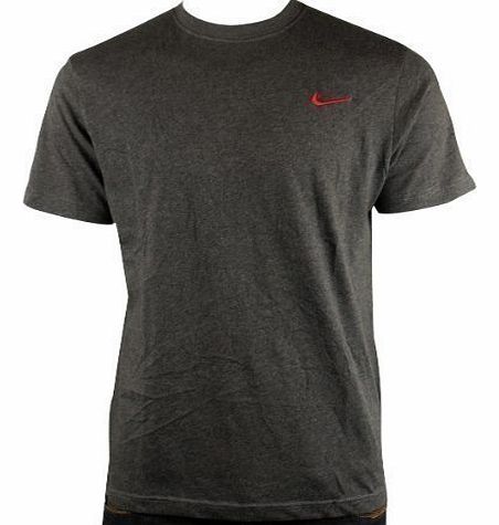 Nike New Mens Nike Grey Retro Logo Gym Sports Tee T-Shirt Vintage Top Size XL