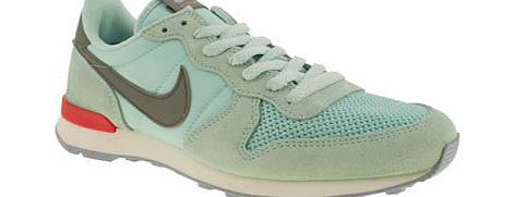 Pale Blue Internationalist Trainers