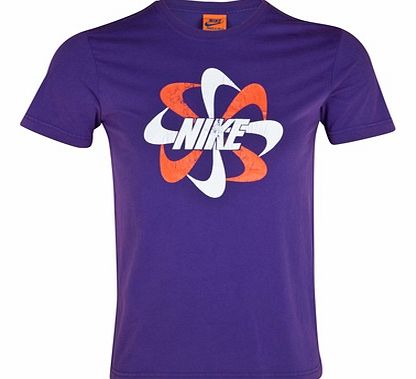Nike Pinwheel T-Shirt - Court Purple/Team Orange