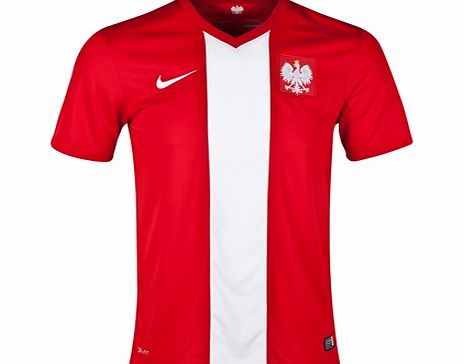 Nike Poland Away Shirt 2014 Red 578322-611