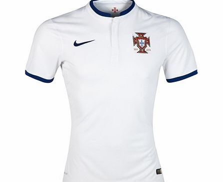 Nike Portugal Authentic Away Shirt 2014 White