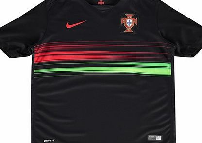 Nike Portugal Away Shirt 2015 - Kids Black 640889-010