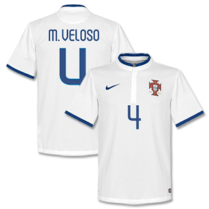 Portugal Away Veloso Shirt 2014 2015 (Fan Style