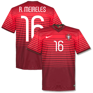 Portugal Home Meireles Shirt 2014 2015 (Fan