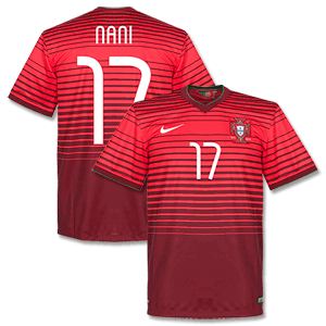 Portugal Home Nani Shirt 2014 2015 (Fan Style