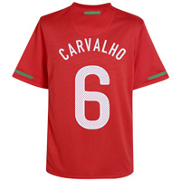 Portugal Home Shirt 2010/12 with Carvalho 6