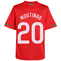 Portugal Home Shirt 2010/12 with Moutinho 20