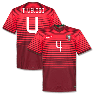 Portugal Home Veloso Shirt 2014 2015 (Fan Style