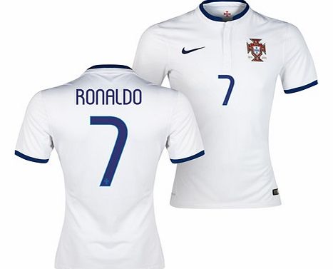Nike Portugal Match Away Shirt 2014/15 White with