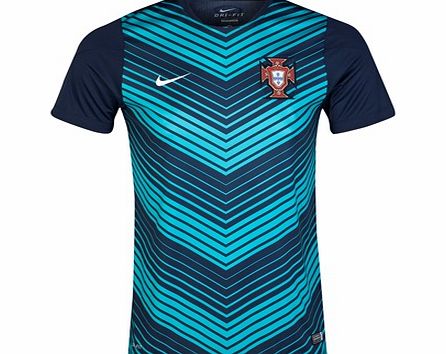 Nike Portugal Squad Short Sleeve Pre Match Top
