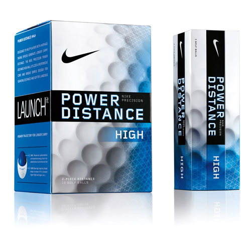 Nike Power Distance High Golf Balls Blue 12