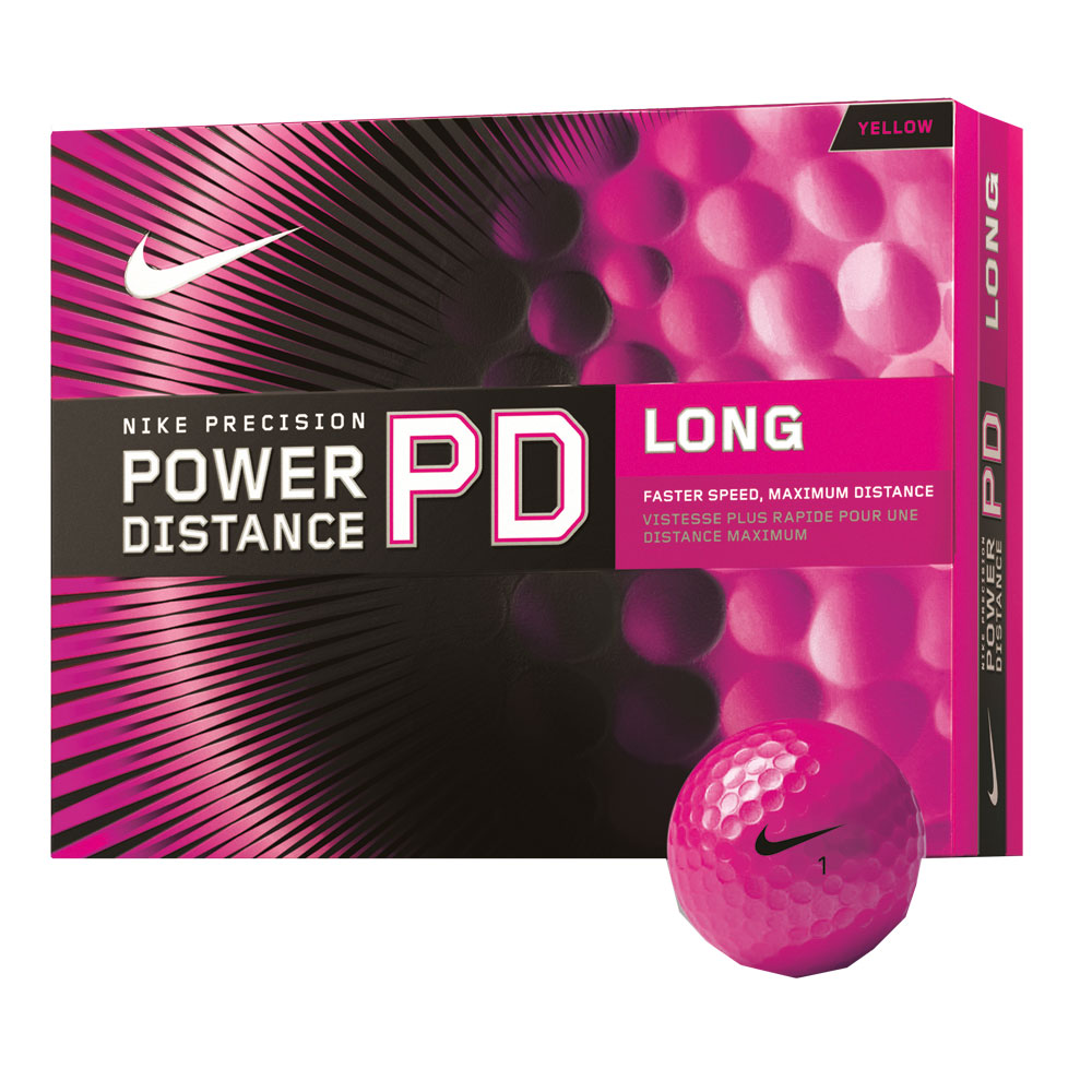 Nike Power Distance PD7 Golf Balls Ladies - Pink