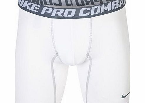 Nike Pro Combat Core Base Layer Shorts White