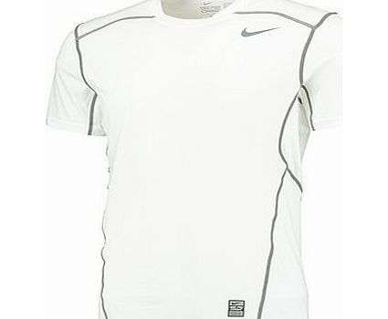 Nike Pro Combat Hypercool Baselayer Top White