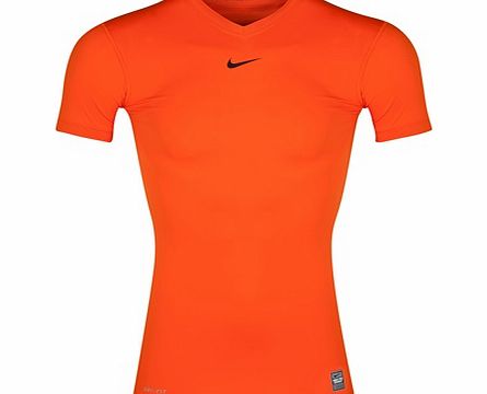 Nike Pro Combat Ultralight Base Layer Top Orange