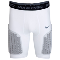 Nike Pro Football Combat Shorts - White/ Grey.