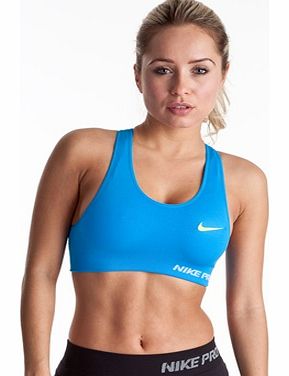 Nike Pro Limitless Bra - Blue Glow/Volt - Womens