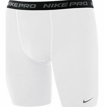  Nike Pro Compression Shorts White
