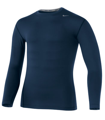 Nike Pro  Nike Pro LS Core T-shirt Navy