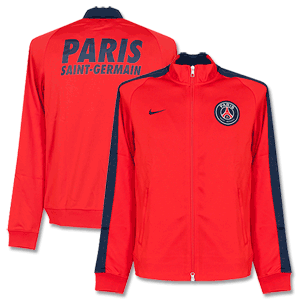 PSG Authentic N98 Track Jacket - Red 2014 2015