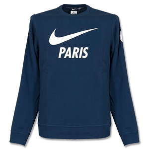 PSG Navy Core Crew Sweat Top 2014 2015